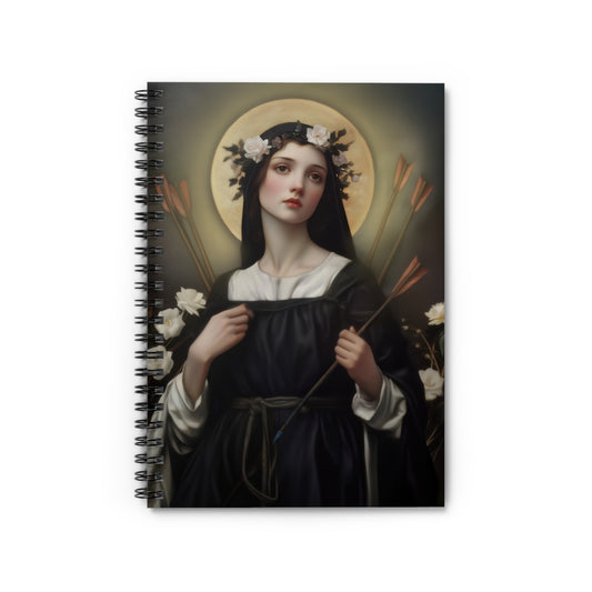 Saint Dorothy of Montau - Sanctified Souls Art - Religious Based Notebook - Spiral Notebook