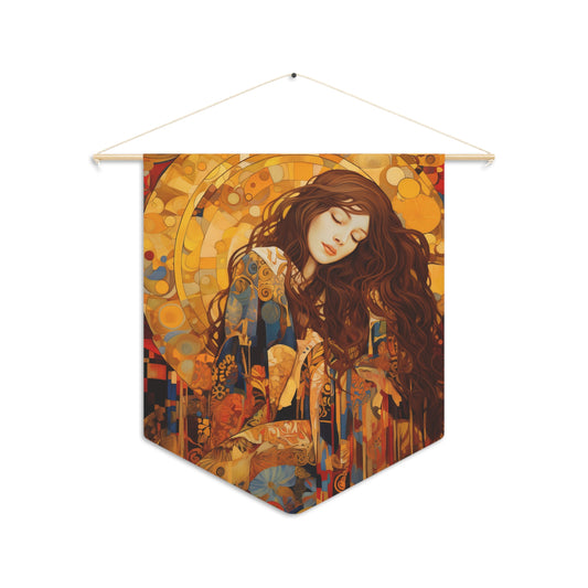 Embodied Grace Wall Banner / Wall Hanging / Mary Magdalene's Resilience - Religious Art - Prayer room - Catholic Art - 18" x 21"