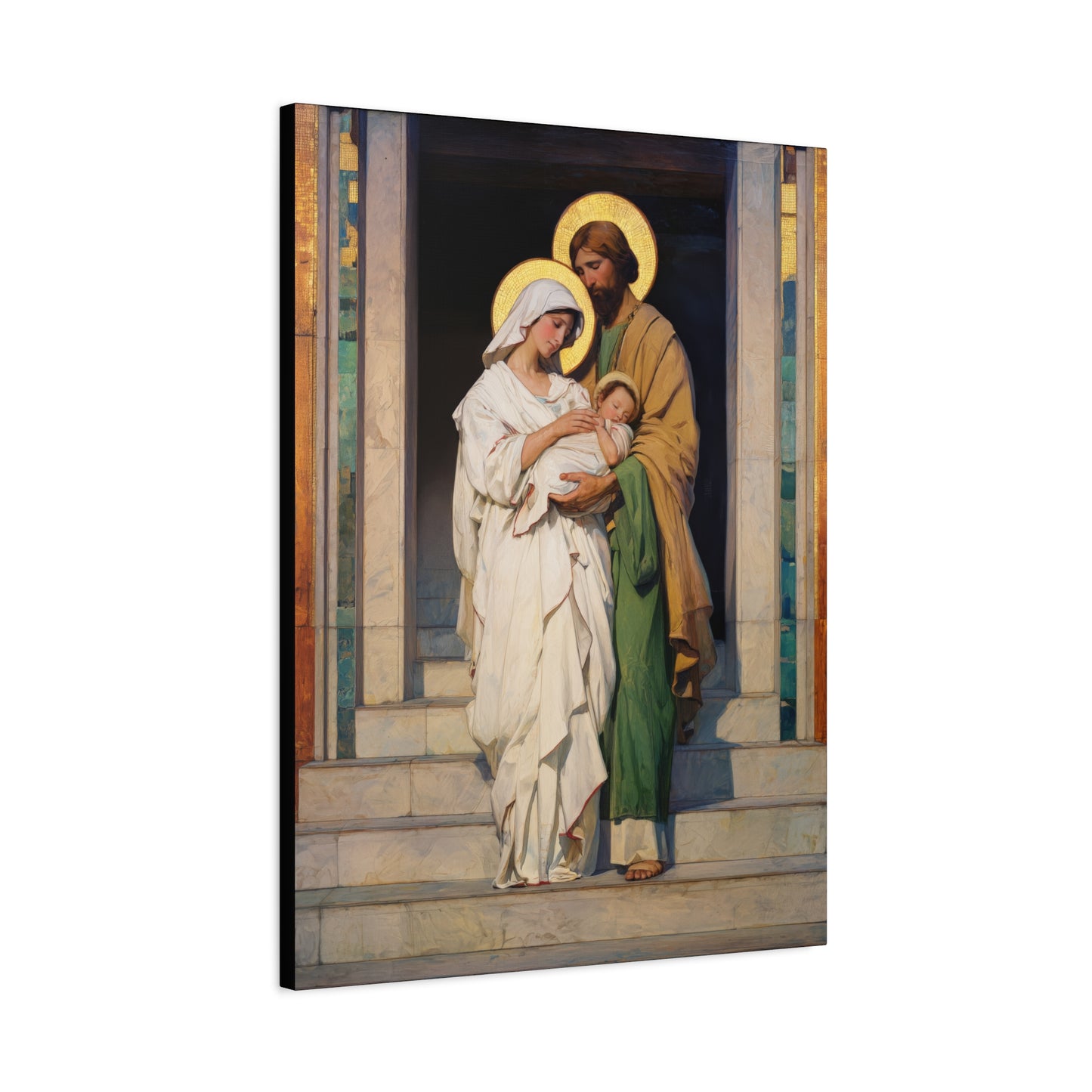 The Feast of the Presentation of the Lord - Holy Family - Gallery Wrapped Canvas - Print - Religious Art for your Home - Catholic art print - prayer room art