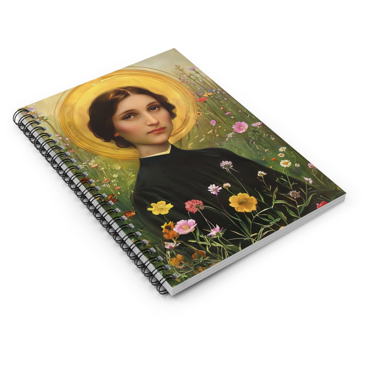 Saint Bartolomea Capitanio - Sanctified Souls Art - Religious - Spiral Notebook - Ruled Line - Catholic Religious art present gift