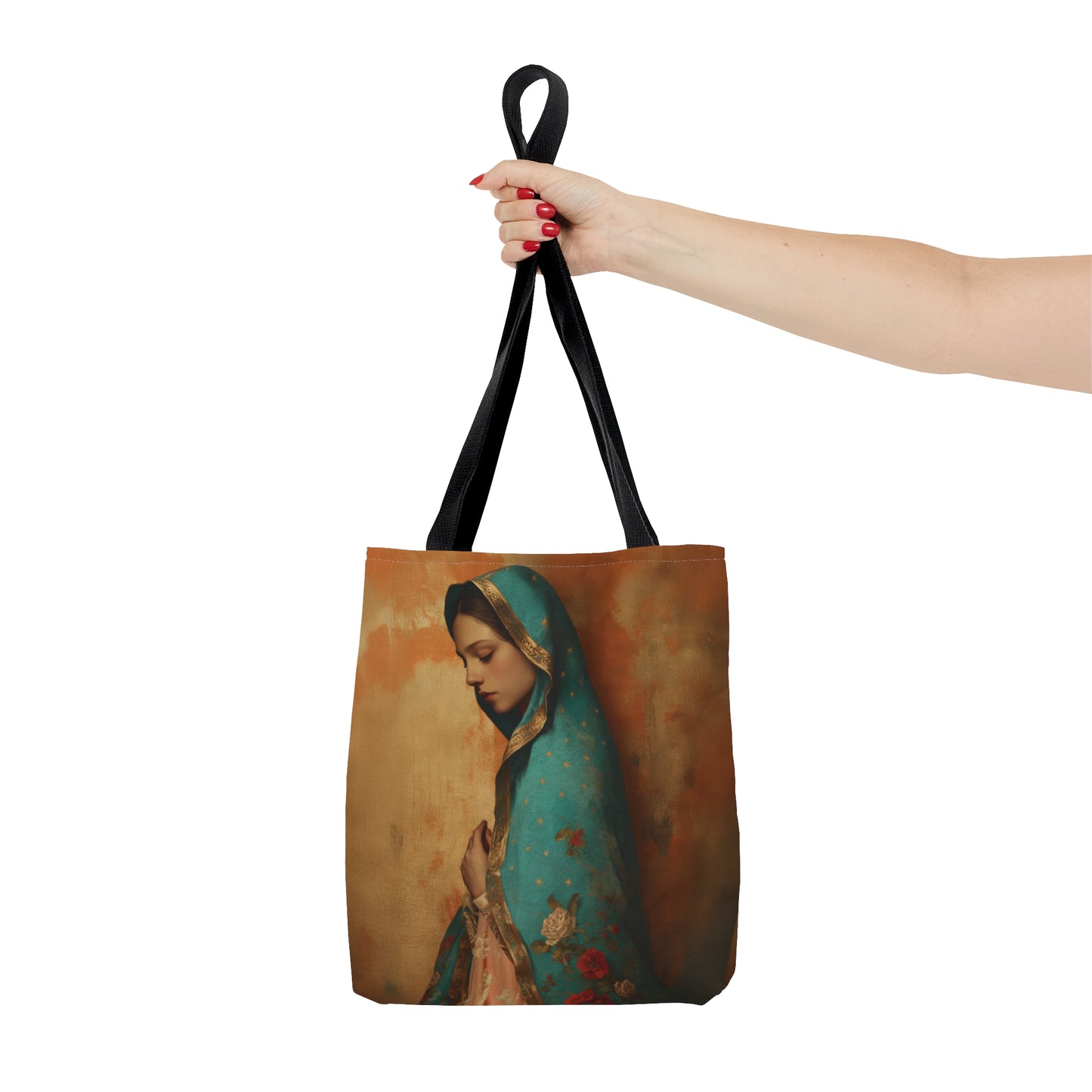 Our Lady of Guadalupe - Tote Bag - Large Medium Small Faith Art Bag - Catholic Faith Purse