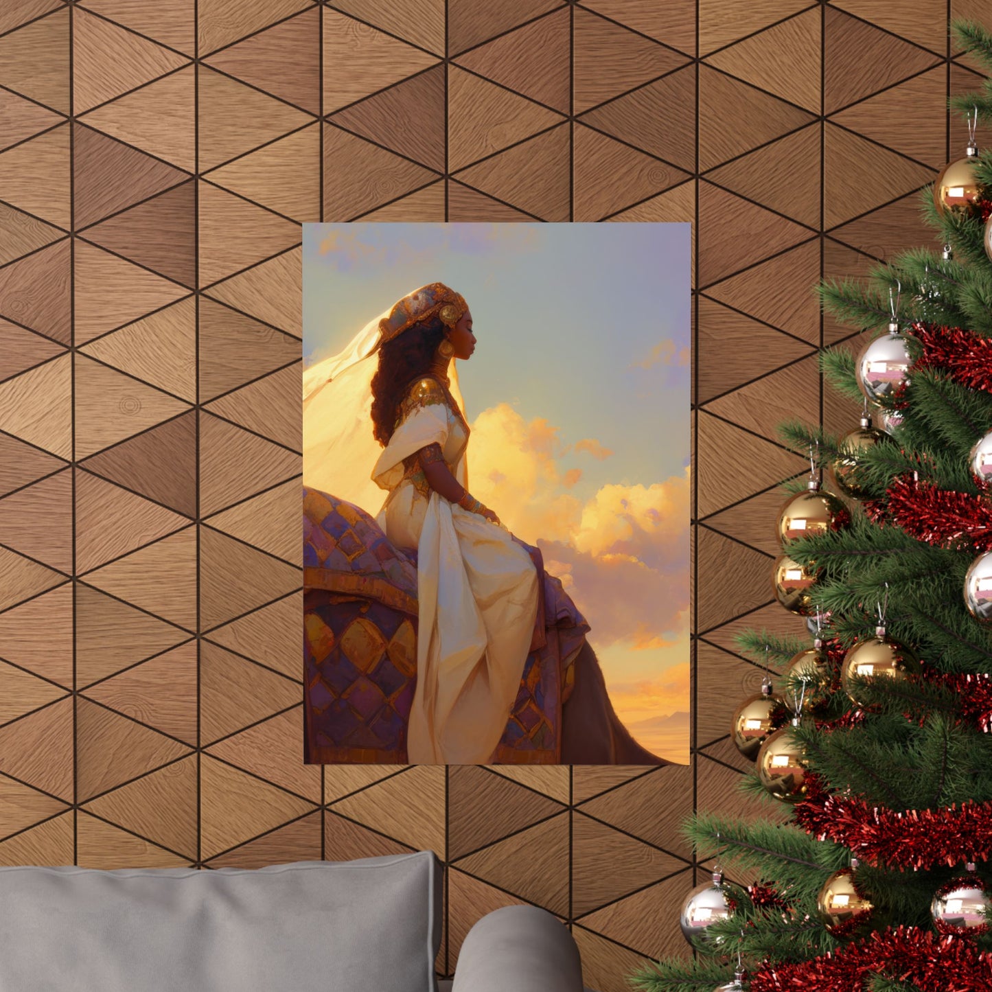 Queen of Sheba - Sanctified Souls Print - Multiple Sizes - Premium Matte Vertical Posters