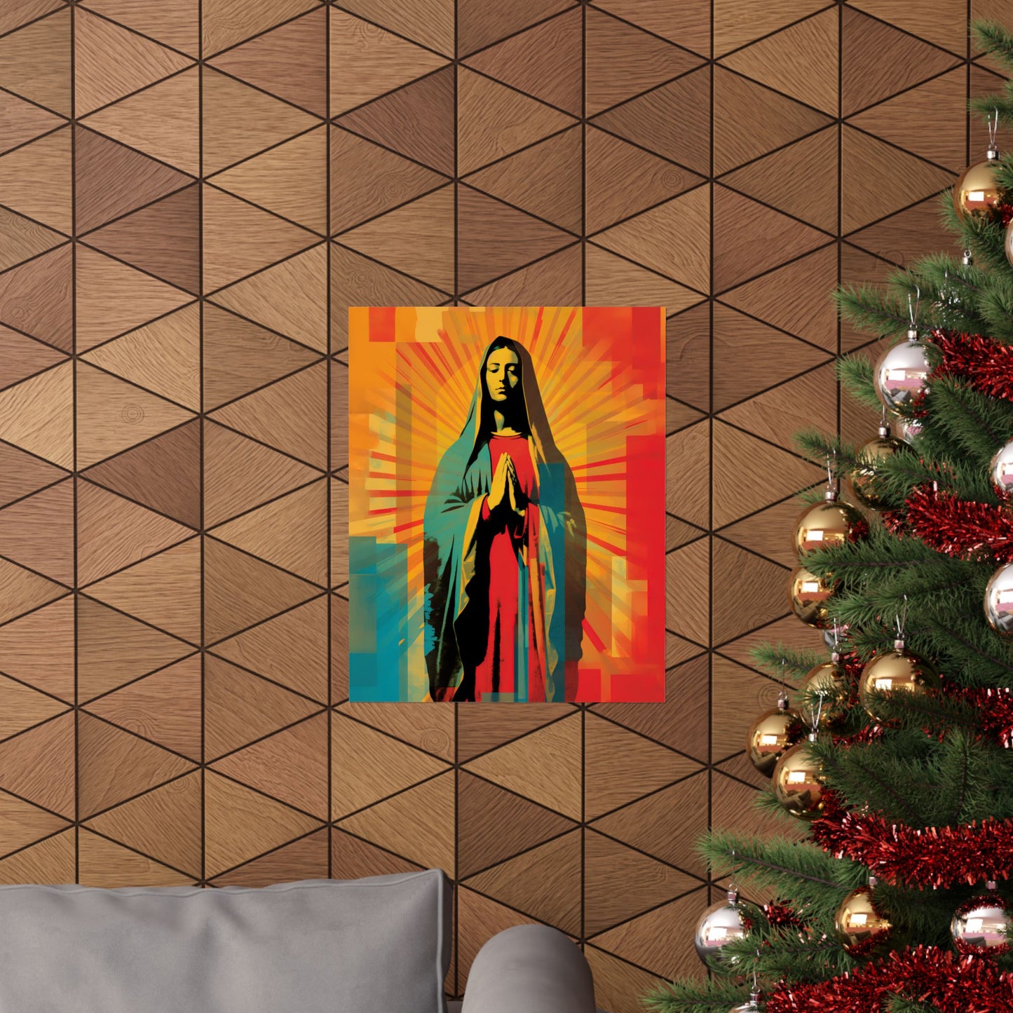 Our Lady of Guadalupe's Radiance  - Sanctified Souls Print - Multiple Sizes - Premium Matte Vertical Posters - Virgin Mary