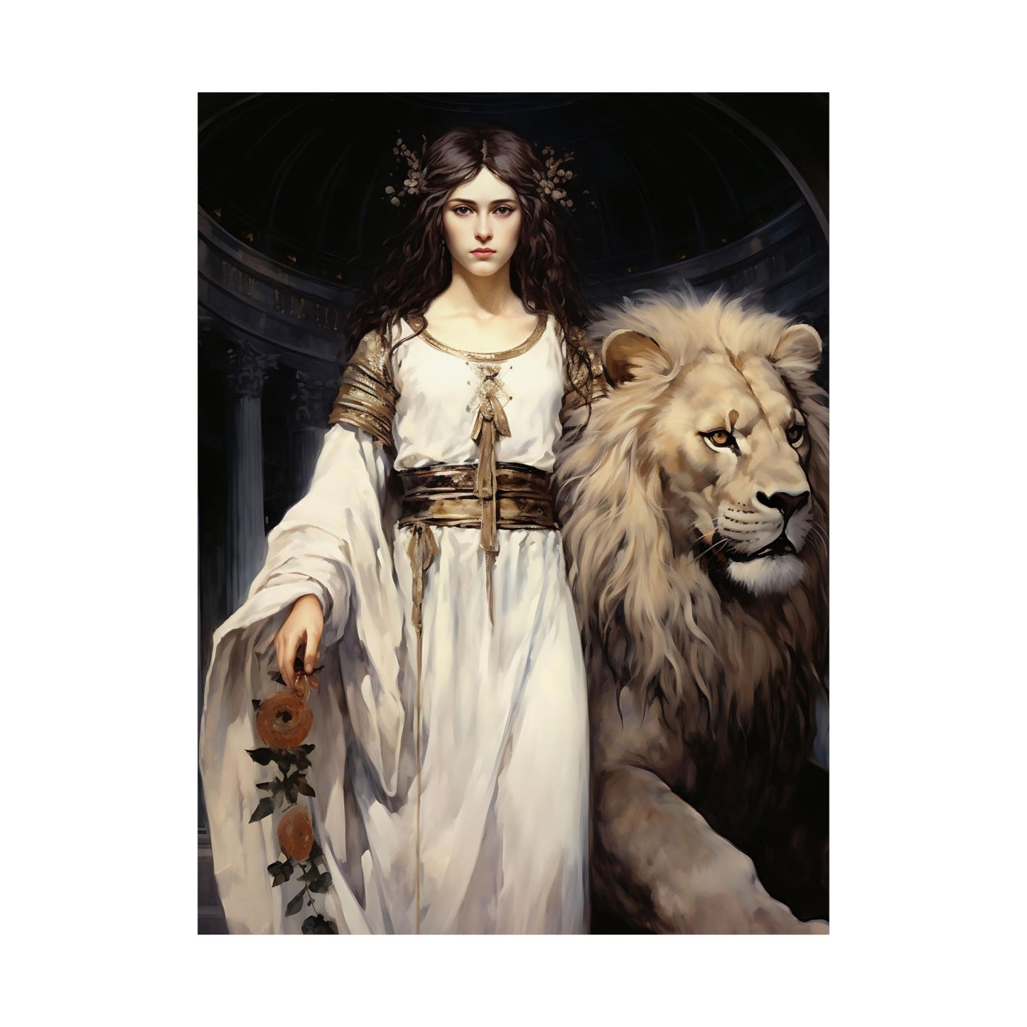 Saint Euphemia Print - Sanctified Souls Print - Multiple Sizes - Premium Matte Vertical Posters