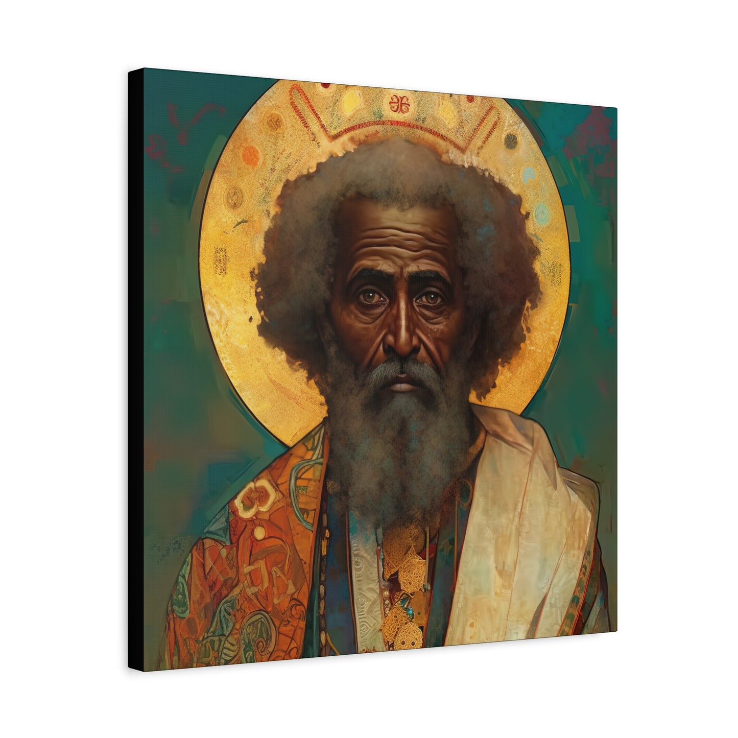 Saint Moses - Museum Wrapped Canvas - Sanctified Souls Print - Religious Art for your Home