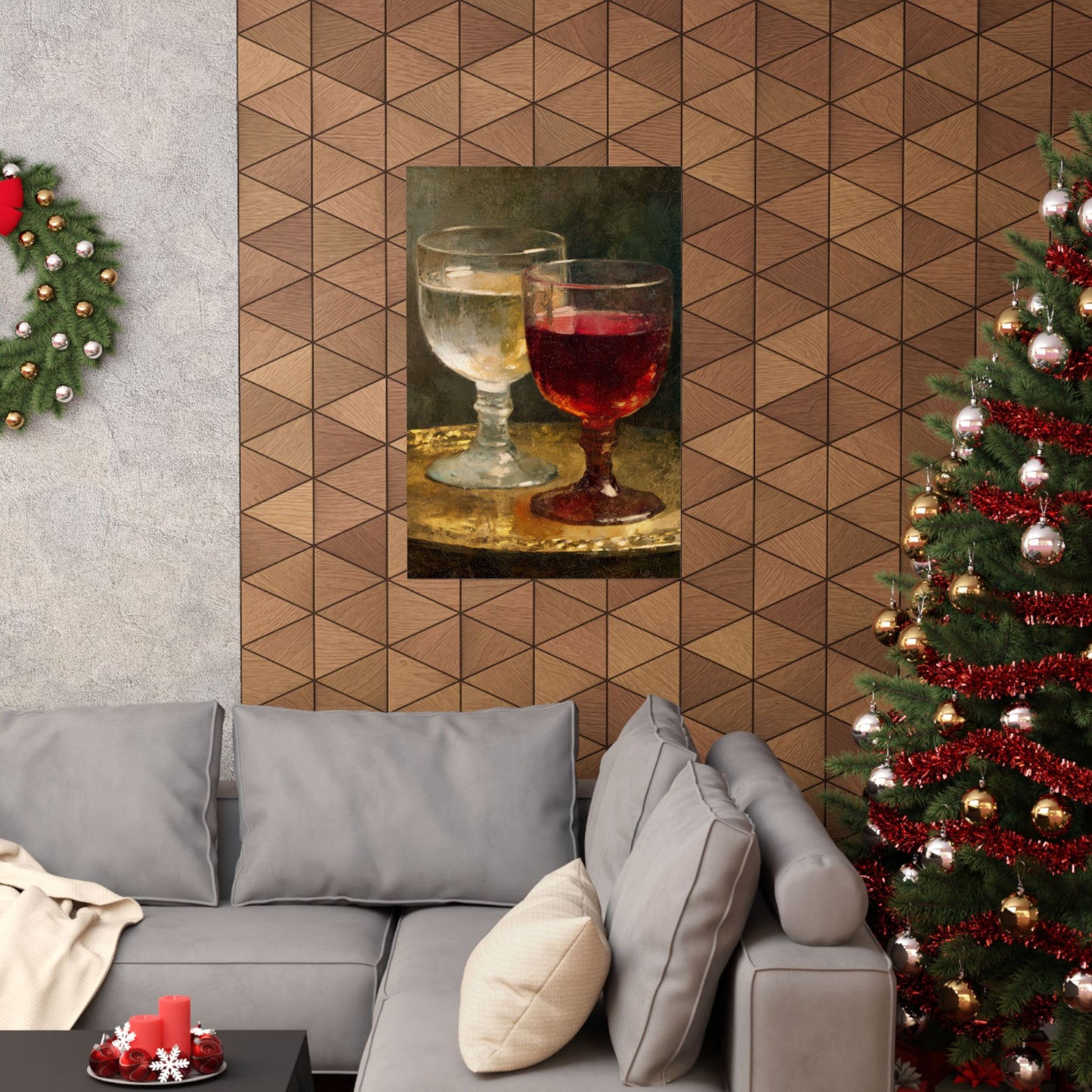 Cana and the Miracle of Abundance - Water into Wine - Sanctified Souls Print - Multiple Sizes - Premium Matte Vertical Posters