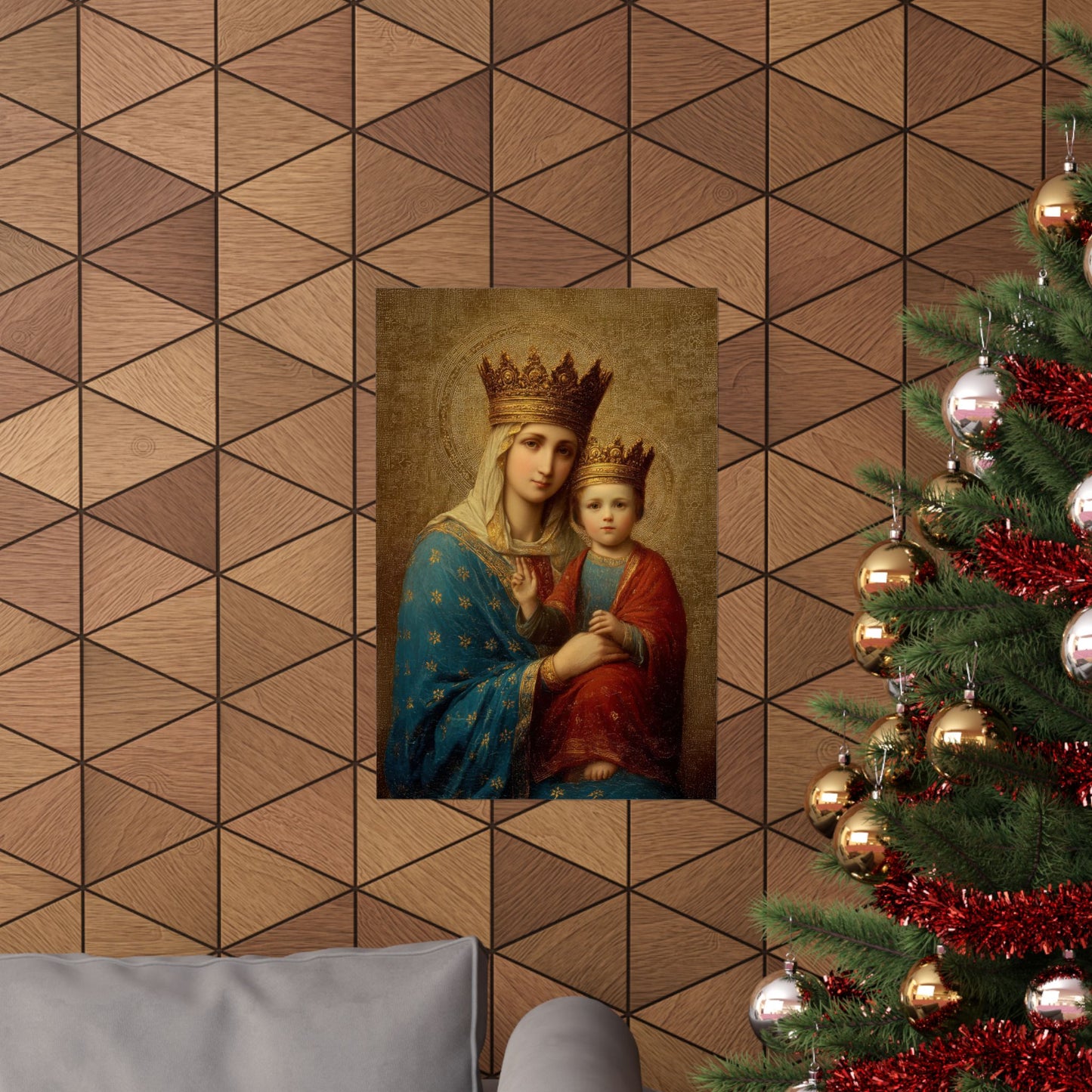 Madonna della Strada - Our Lady of the Way - Sanctified Souls Print - Multiple Sizes - Premium Matte Vertical Posters