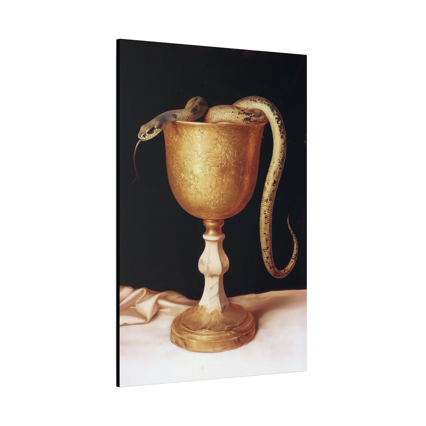 Saint John's Chalice - Gallery Wrapped Canvas - Print - Religious Art for your Home - Catholic