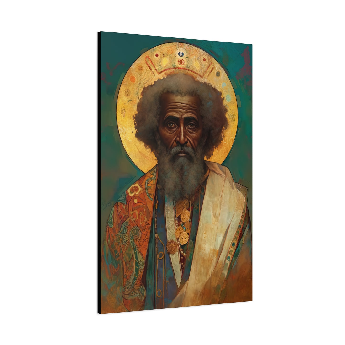 Saint Moses - Museum Wrapped Canvas - Sanctified Souls Print - Religious Art for your Home
