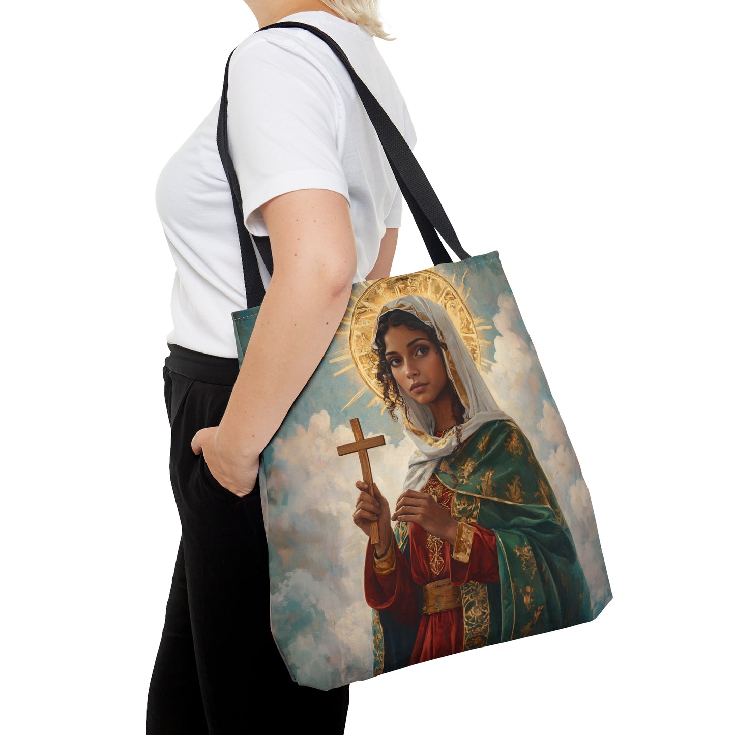 Saint Claudia Tote Bag - Large Medium Small Faith Art Bag - Catholic Faith Purse - Religious - Reusable Grocery Bag - Prayer Bag - Bible Bag