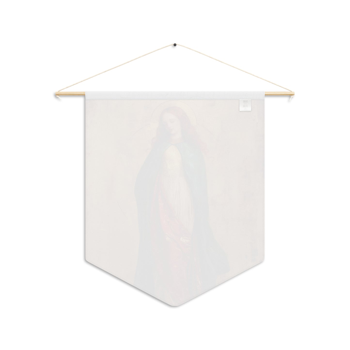 Resilient Spirit - Mary Magdalene's Faithful Path Pennant / Banner / Wall Hanging - Prayer room art - 18" x 21" - Catholic prayer Religious