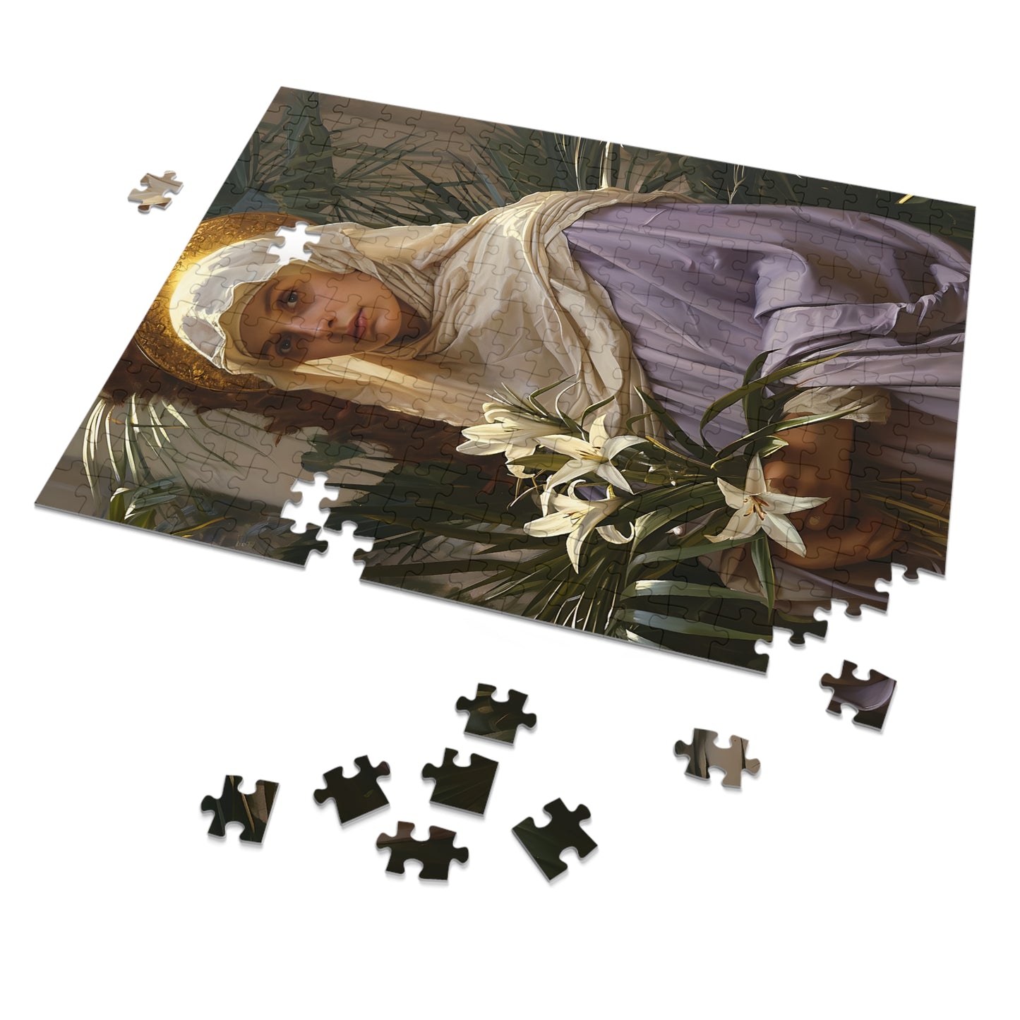 Saint Adele - Puzzle and Keepsake Tin - Religious Jigsaw Puzzle (30, 110, 252, 500,1000-Piece) - Religious Puzzle