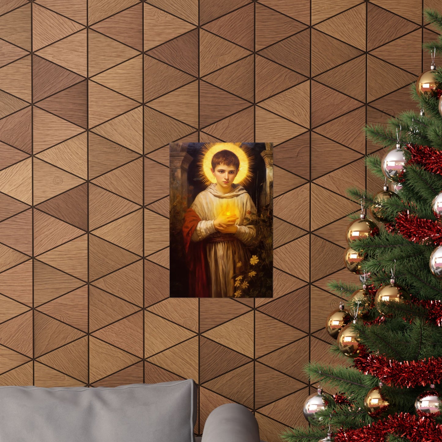 Saint Tarsicius Print - Sanctified Souls Print - Multiple Sizes - Premium Matte Vertical Posters