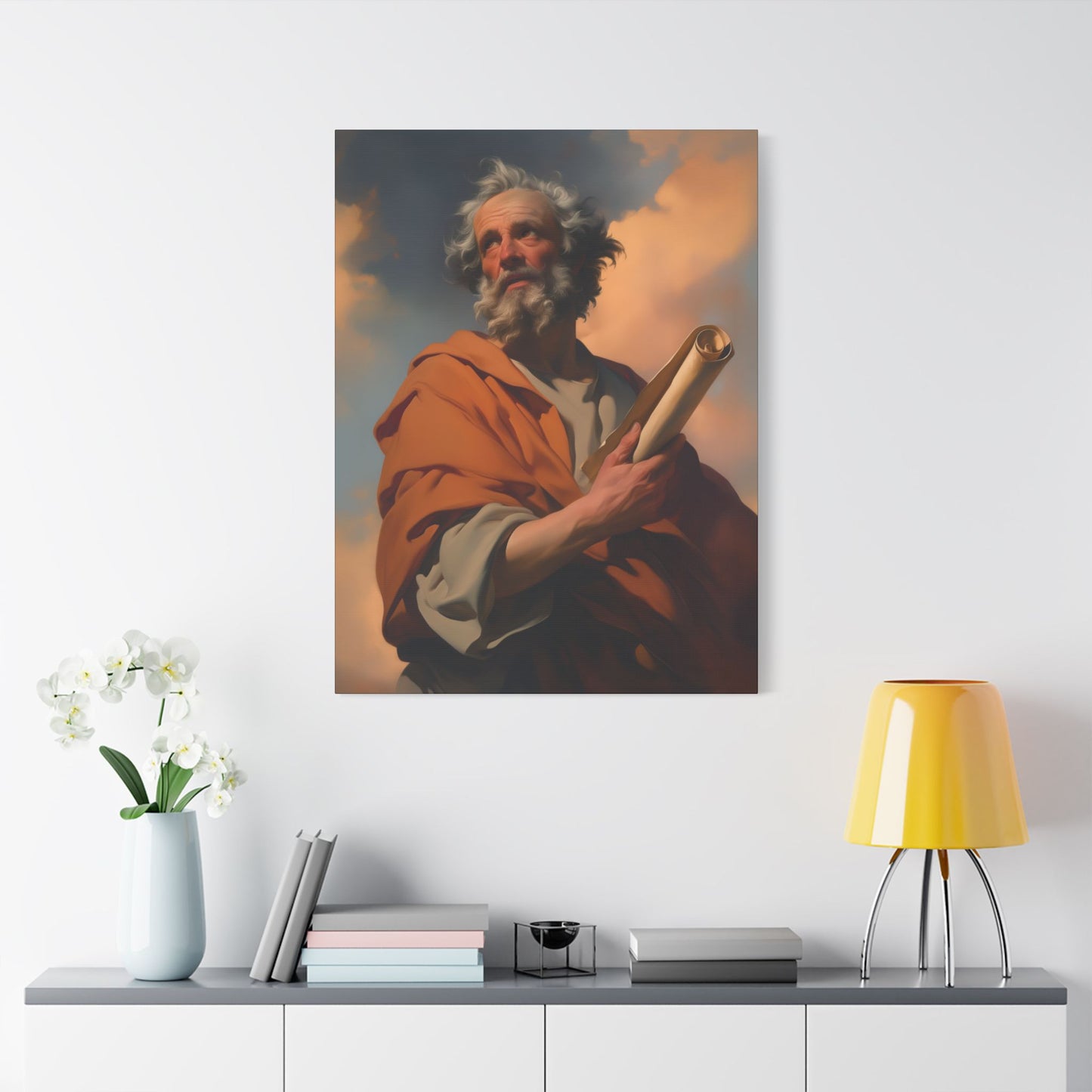 Saint Paul the Apostle-  Wrapped Canvas Print - Multiple Sizes - Catholic Home art Matte Canvas, Stretched
