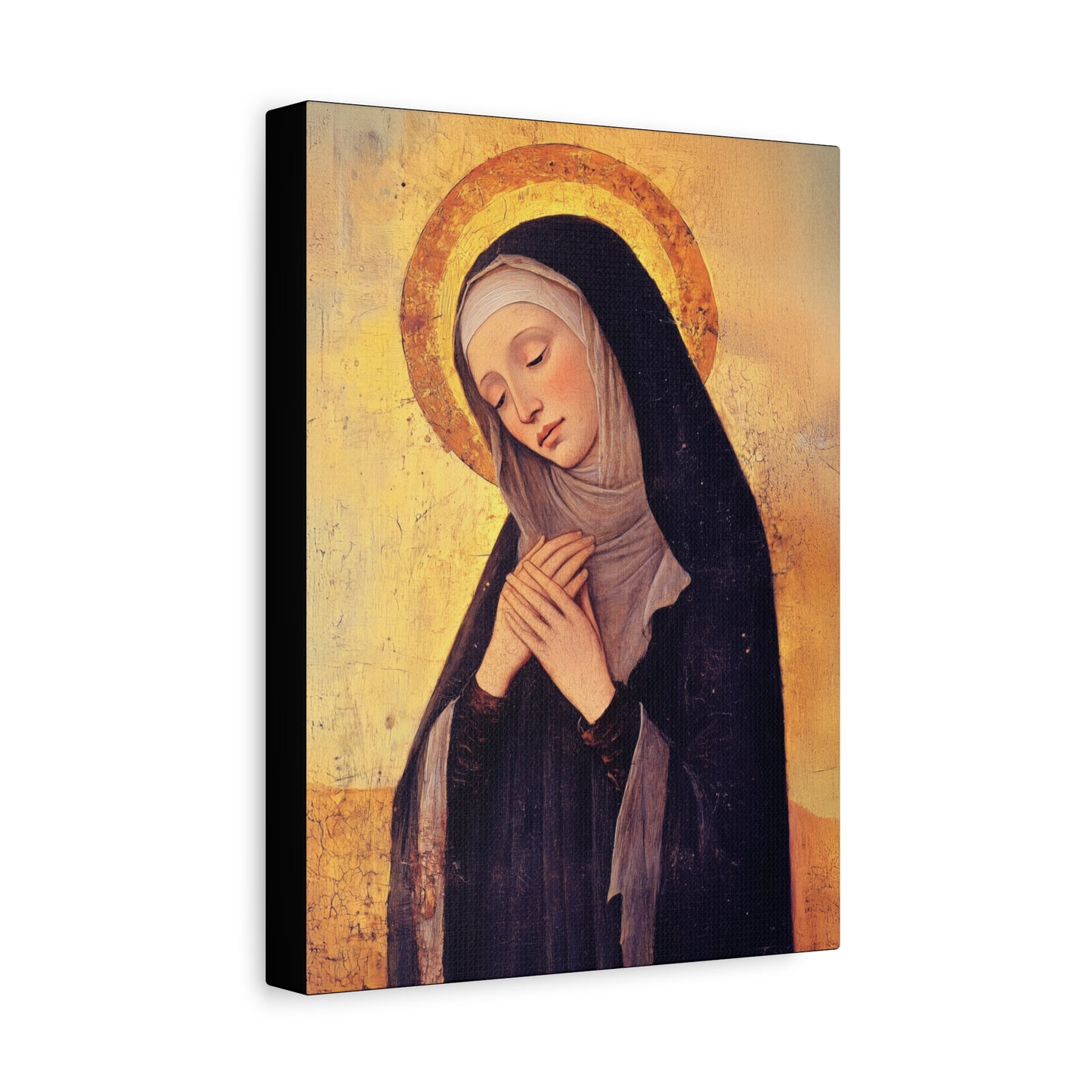 Saint Syncletica of Alexandria - Desert Mother - Gallery Wrapped Canvas - Print - Religious Art for your Home - Catholic