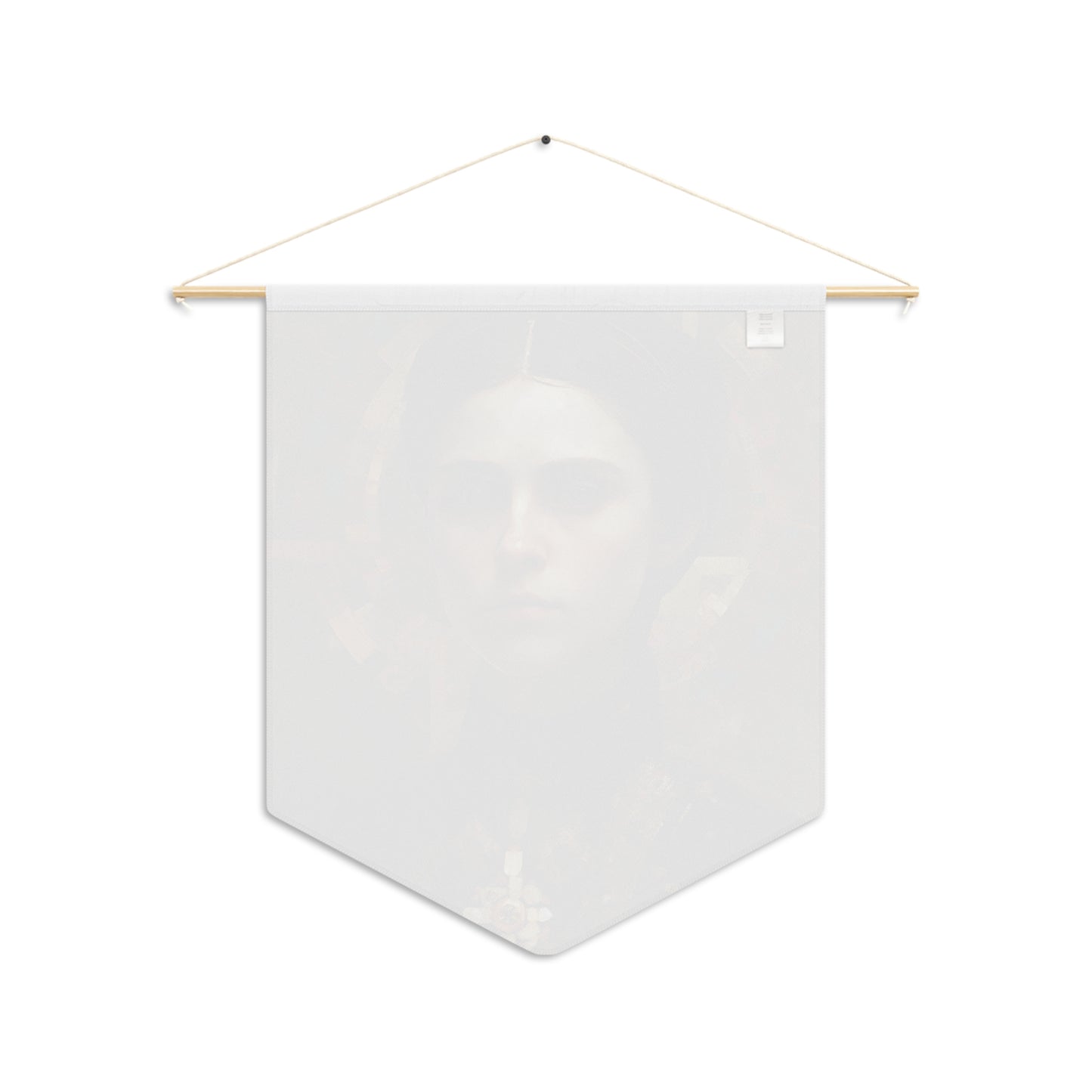Saint Gemma Galgani Wall Banner / Wall Hanging - Prayer room art - Catholic Home Art - Large Print - 18" x 21"
