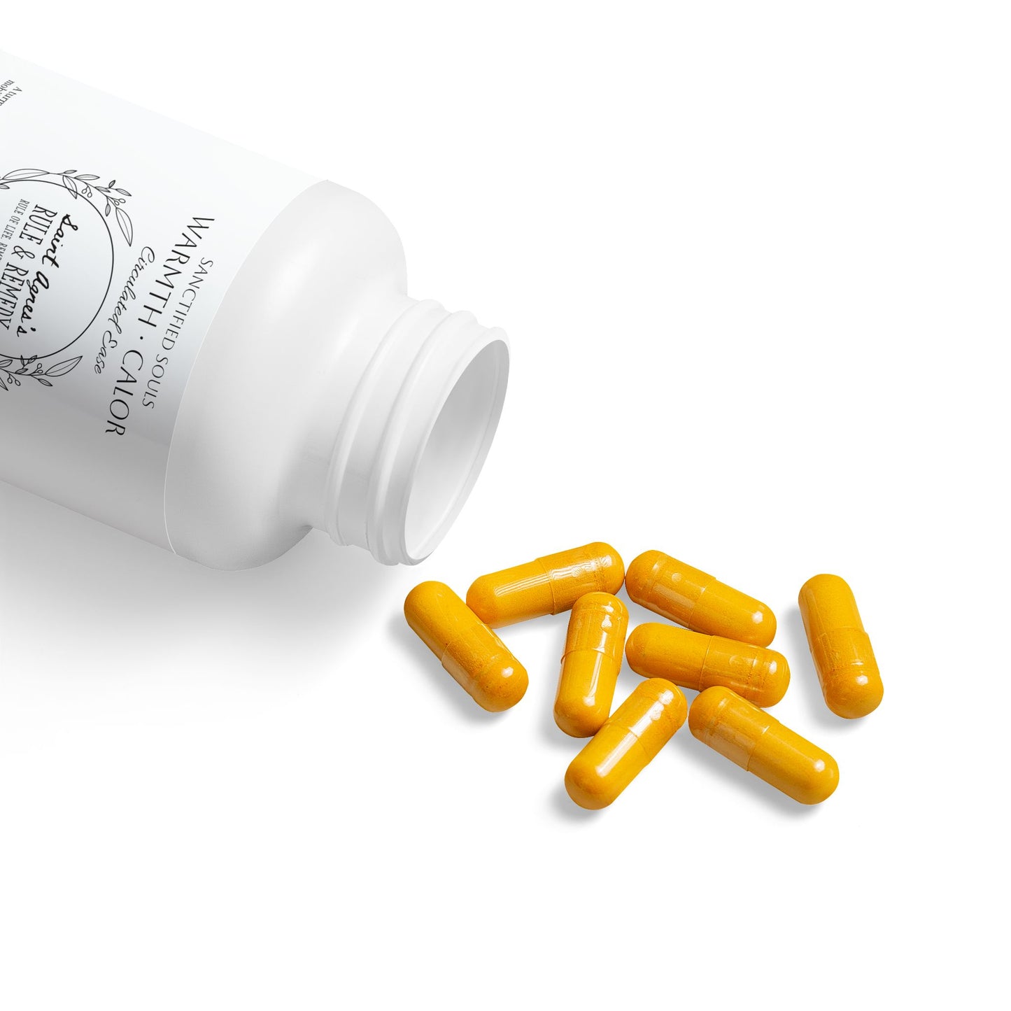Saint Agnes's Rule & Remedy - Warmth · Calor - Circulated Ease - Turmeric with BioPerine® (Black Pepper Fruit Extract) Supplement (60 Capsules)