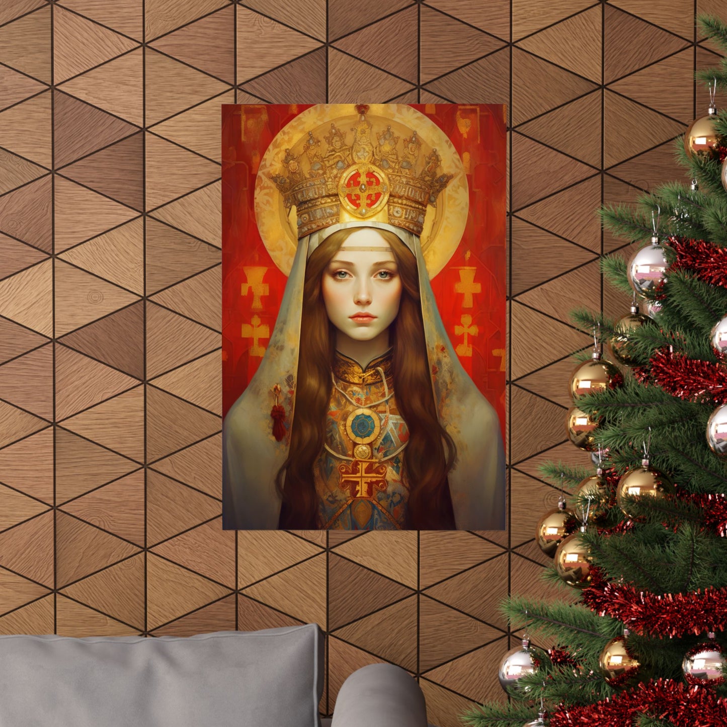 Saint Alexandra Print - Sanctified Souls Print - Multiple Sizes - Premium Matte Vertical Posters