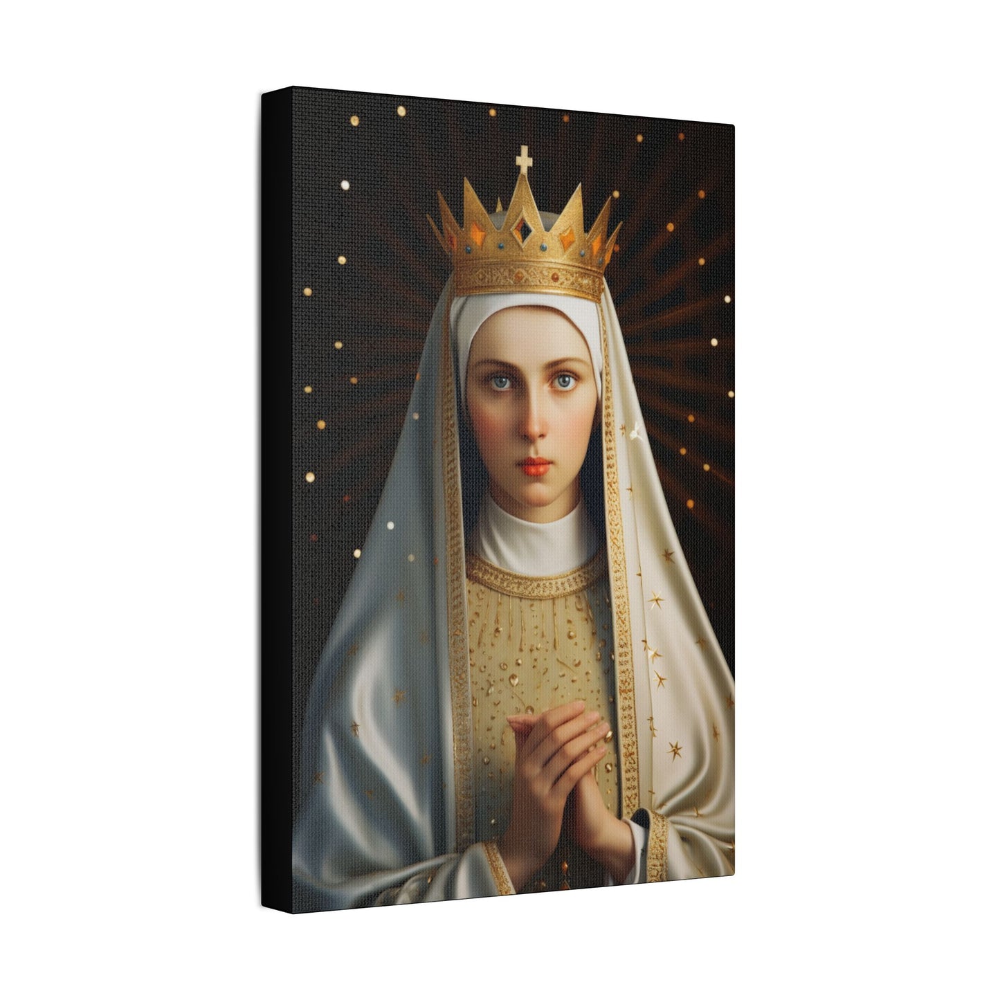 Saint Kinga of Poland Canvas Print - Multiple Sizes - Catholic Home art - Museum Wrapped Canvas - Sanctified Souls Print