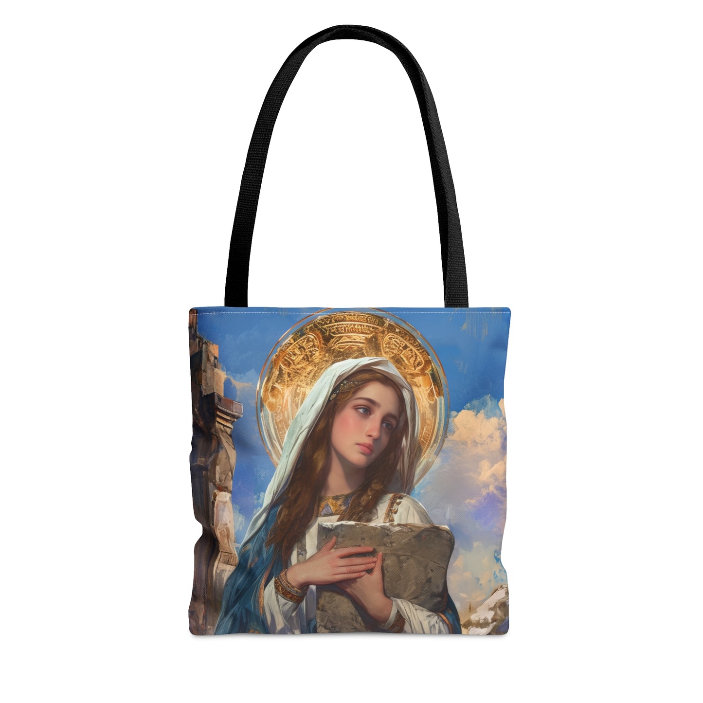 Saint Euphrasia of Constantinople Tote Bag - Large Medium Small Faith Art Bag - Catholic Faith Art purse - Double Sided
