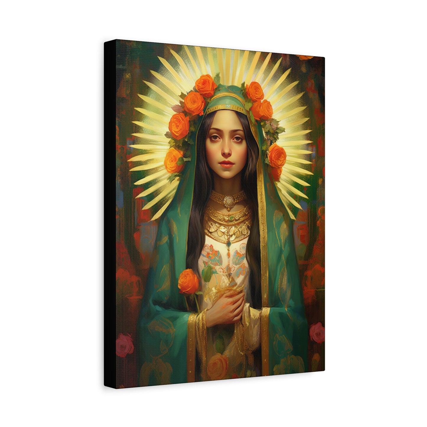 Patroness of Hope Our Lady of Guadalupe Museum Wrapped Canvas Print - Multiple Sizes - Catholic Home art