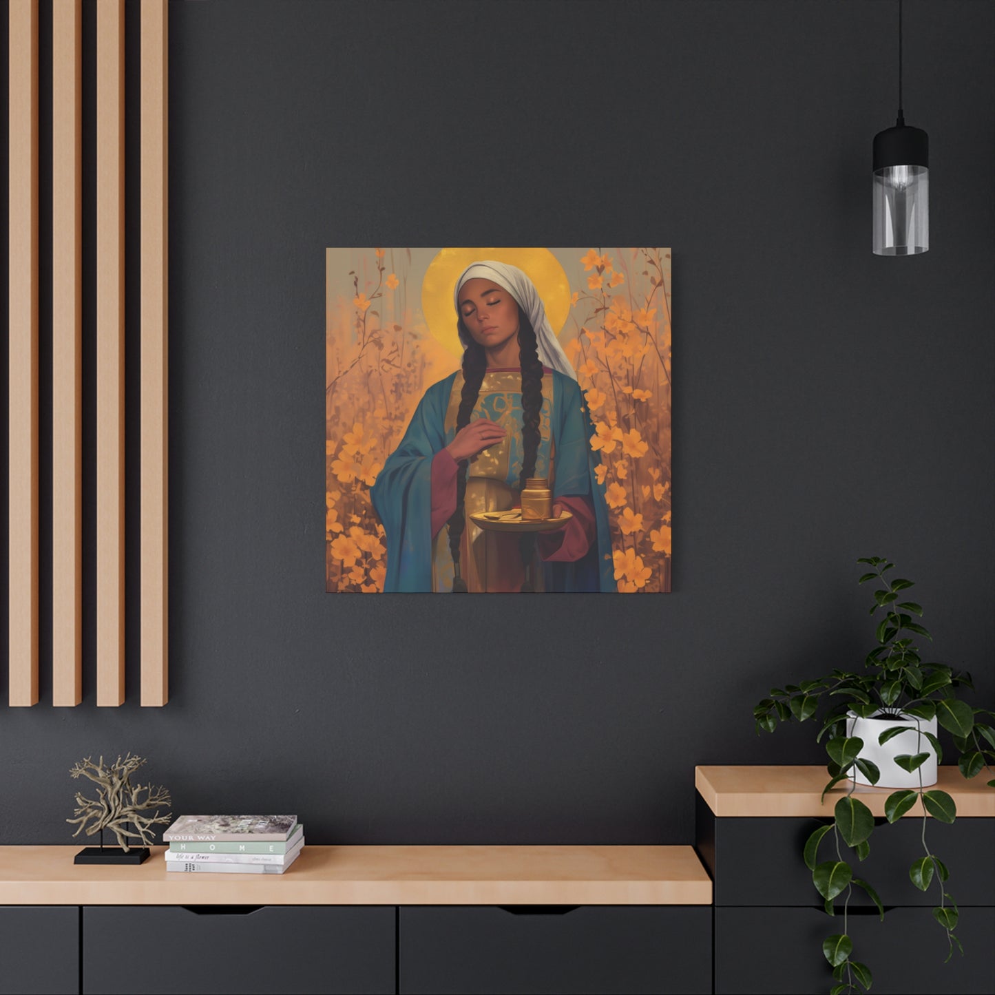 Saint Hermione of Ephesus - Gallery Wrapped Canvas - Print - Religious Art for your Home - Catholic Art Print