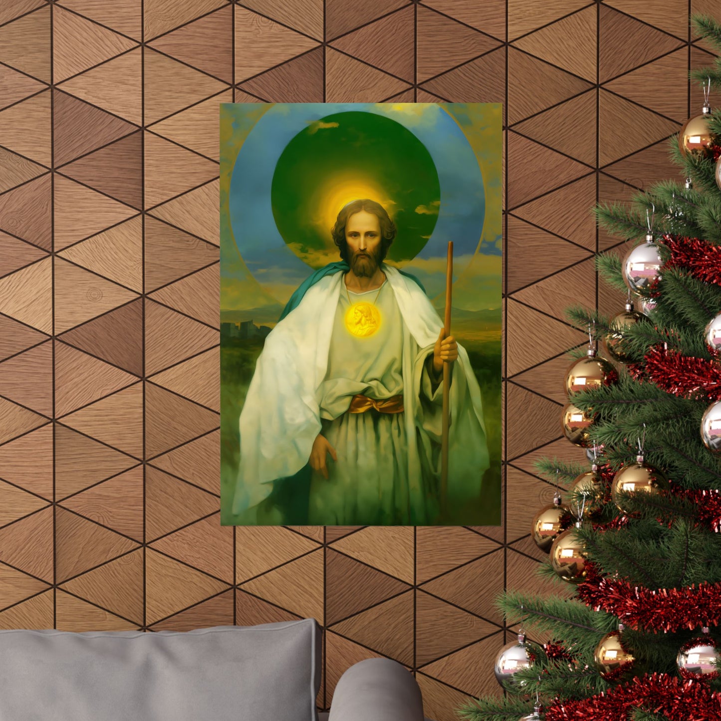Saint Jude Thaddaeus the Apostle - Sanctified Souls Print - Multiple Sizes - Premium Matte Vertical Posters