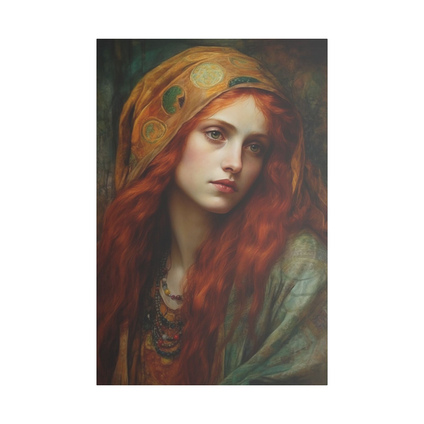 Mary Magdalene's Inner Peace Canvas Print - Multiple Sizes - Museum Wrapped - Mary Magdalene Portrait Art