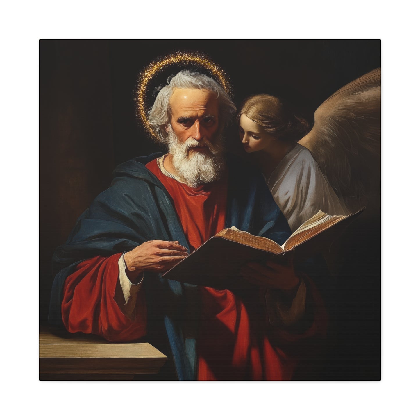 Saint Matthew the Apostle - Gallery Wrapped Canvas - Print - Religious Art for your Home - Catholic