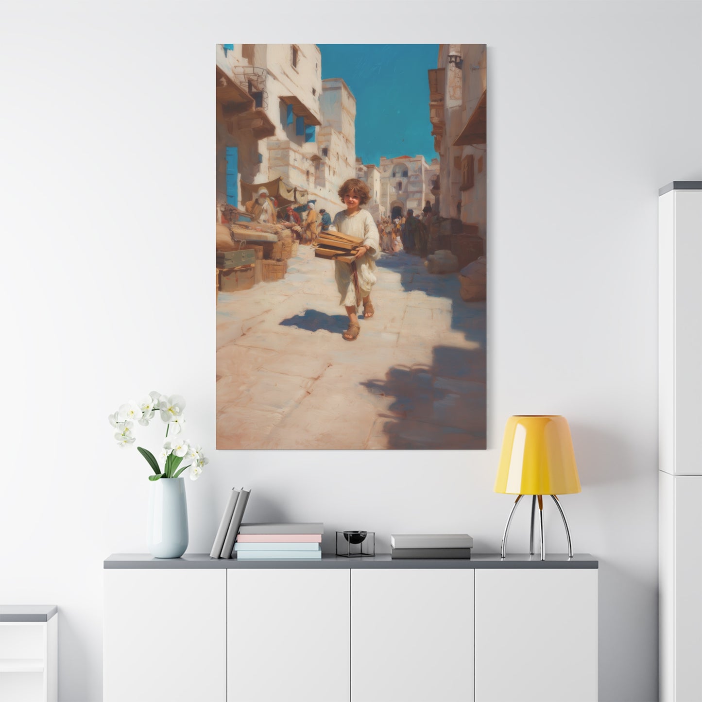 Nazareth and the Hidden Light of Christ - Gallery Wrapped Canvas - Print - Religious Art for your Home - Catholic Art
