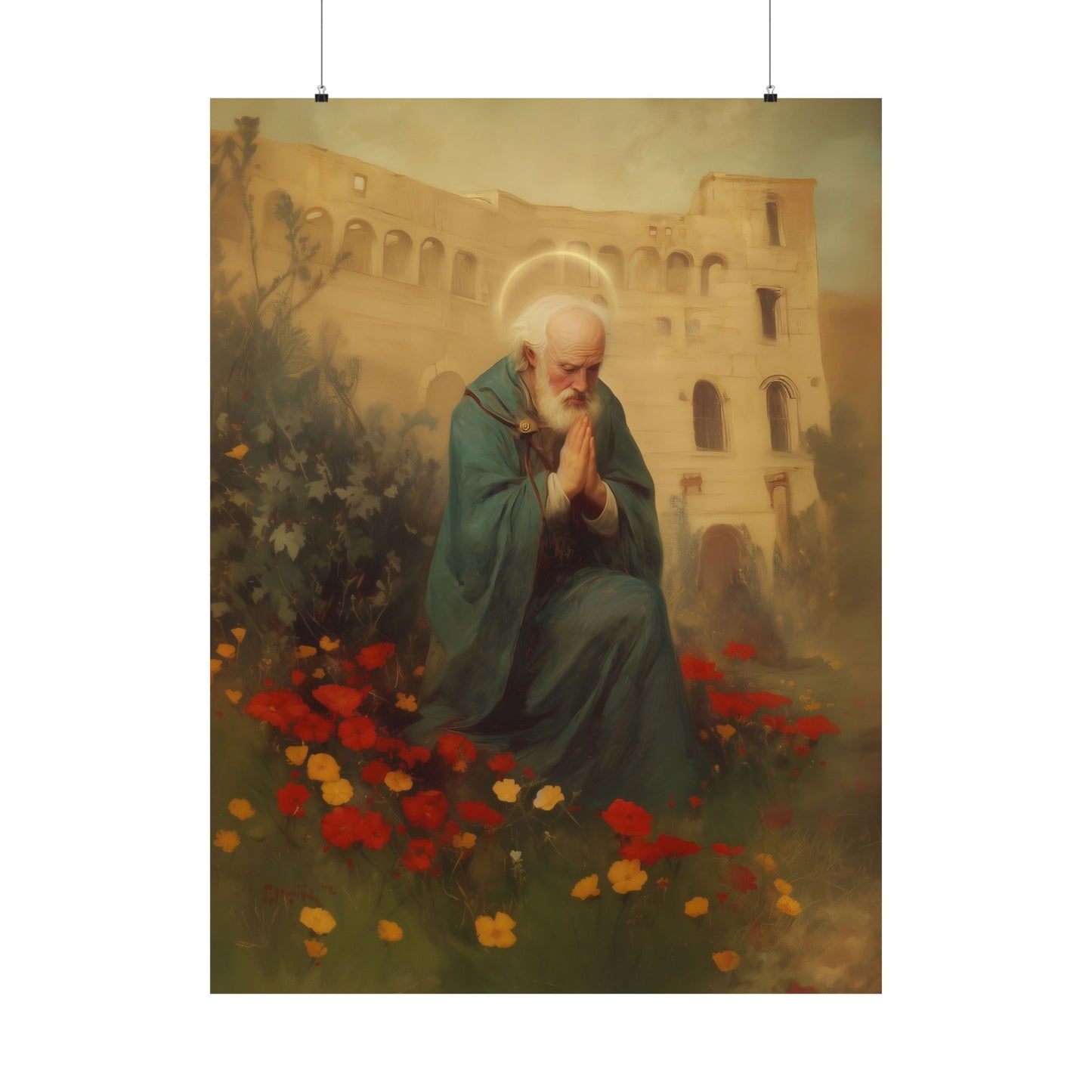 Saint Cyprian -  Catholic Art - Multiple Sizes - Premium Posters - Catholic Art - Christian Home - Catholic Saint Art
