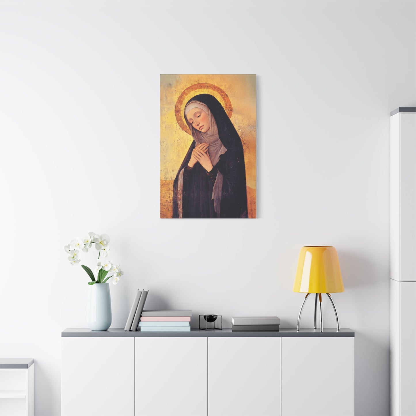 Saint Syncletica of Alexandria - Desert Mother - Gallery Wrapped Canvas - Print - Religious Art for your Home - Catholic