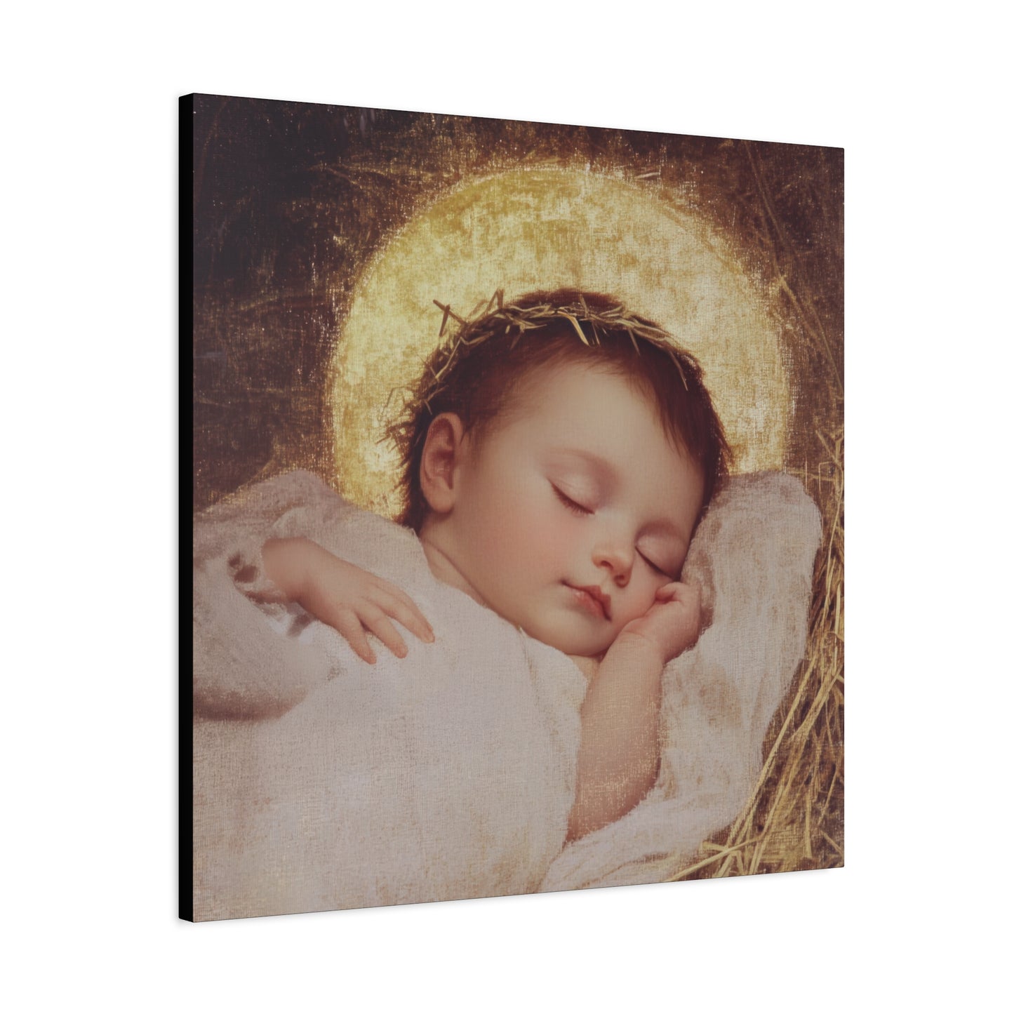 The Christ Child Born Into the Quiet of the World - Gallery Wrapped Canvas - Print - Religious Art for your Home - Catholic Art Print