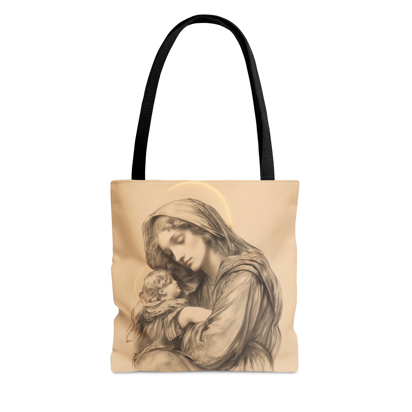Grace Unveiled - The Nativity of the Virgin Mary Tote Bag - Large Medium Small Faith Art Bag - Catholic Faith Purse - Religious - Bible Bag