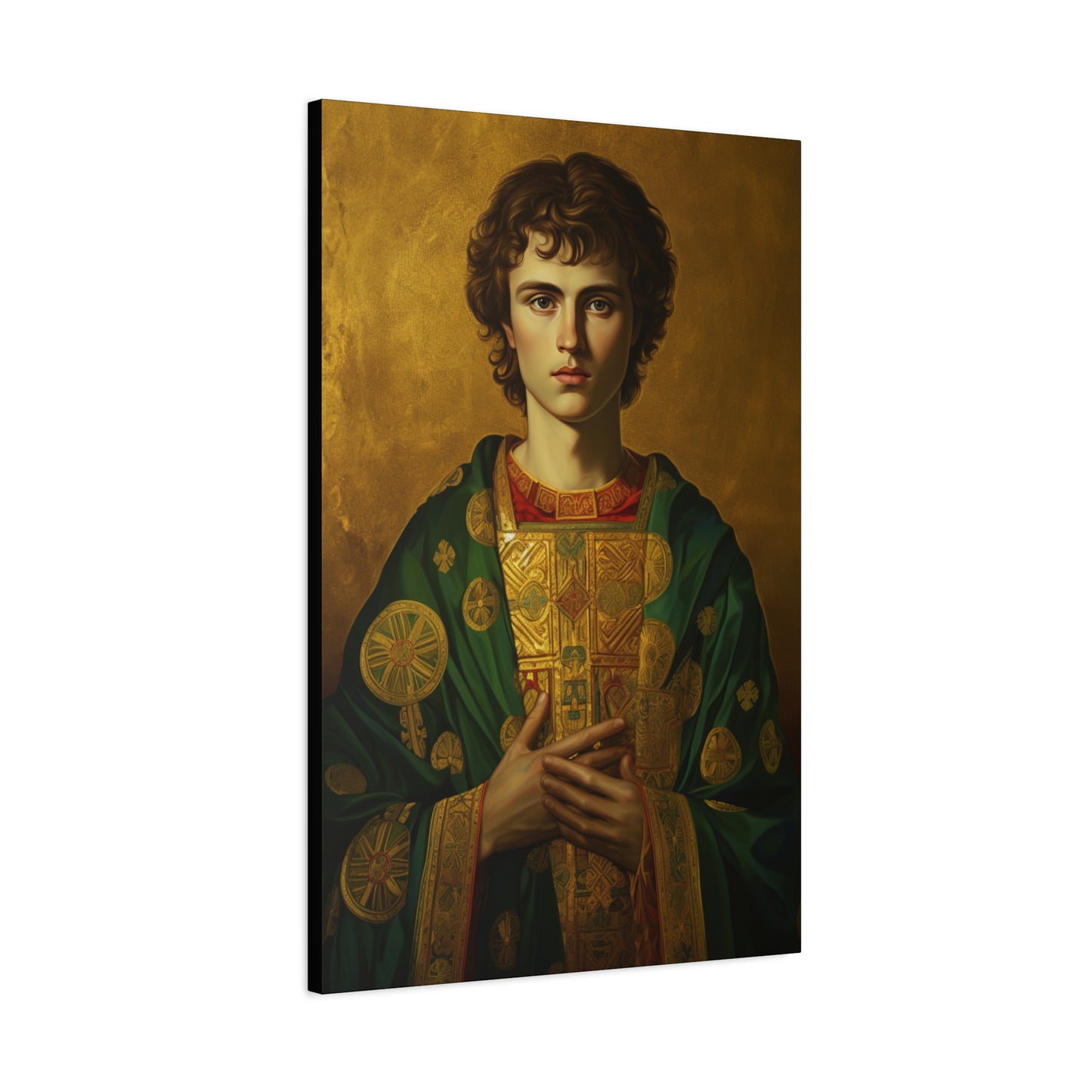 Saint Pantaleon Canvas Print - Multiple Sizes - Catholic Home art - Museum Wrapped Canvas - Sanctified Souls Print