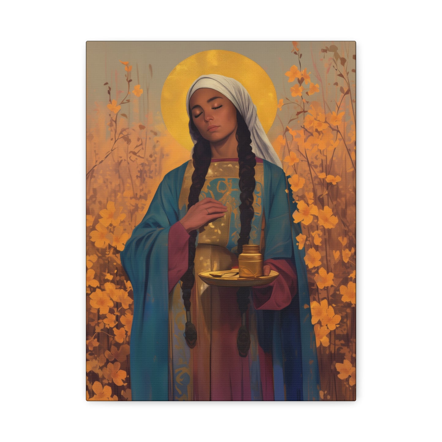Saint Hermione of Ephesus - Gallery Wrapped Canvas - Print - Religious Art for your Home - Catholic Art Print