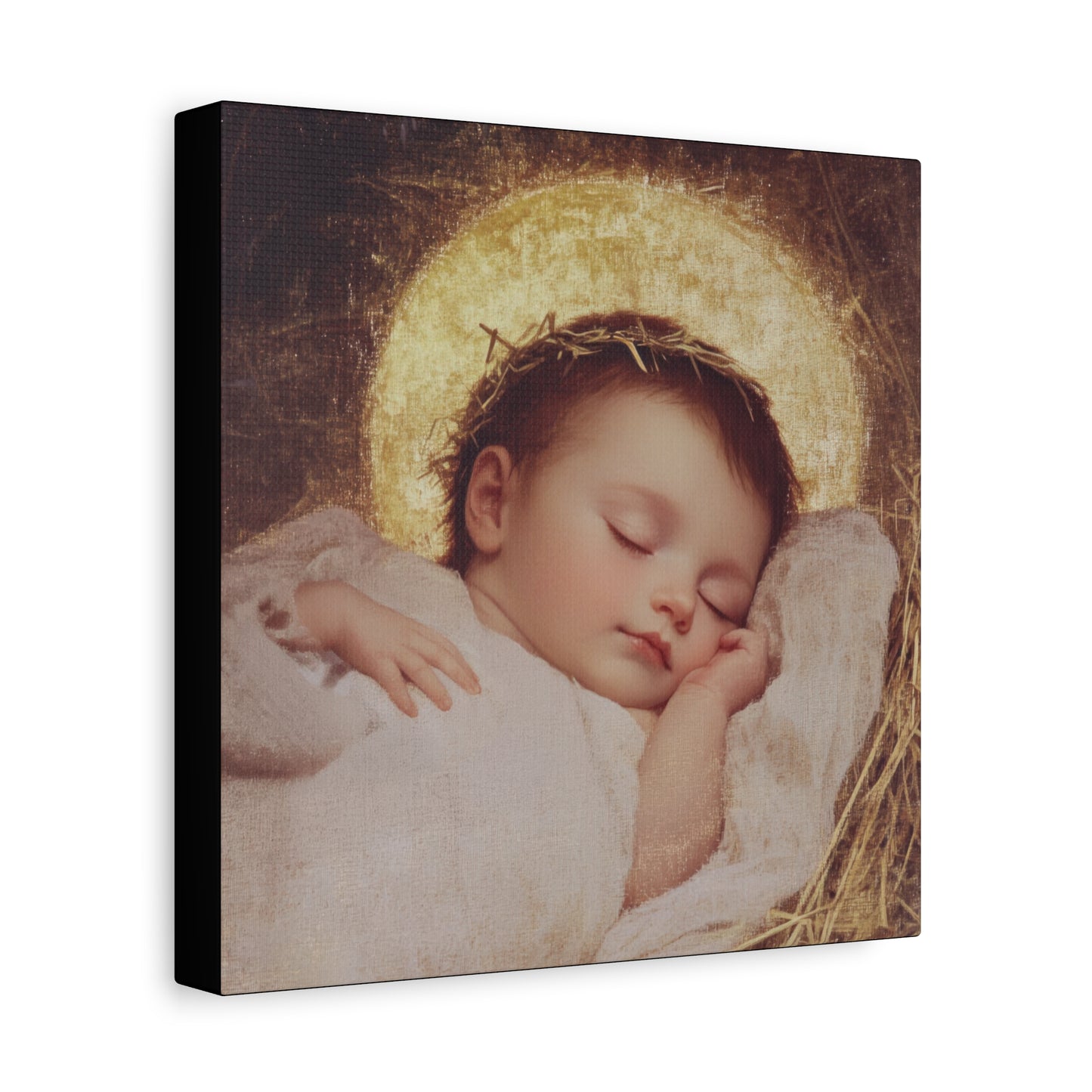 The Christ Child Born Into the Quiet of the World - Gallery Wrapped Canvas - Print - Religious Art for your Home - Catholic Art Print
