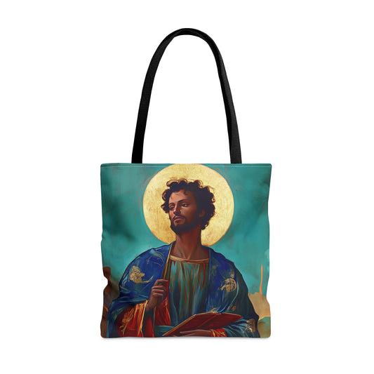Saint Addal Tote Bag - Large Medium Small Faith Art Bag - Catholic Faith Purse - Religious - Prayer Bag - Devotional Purse