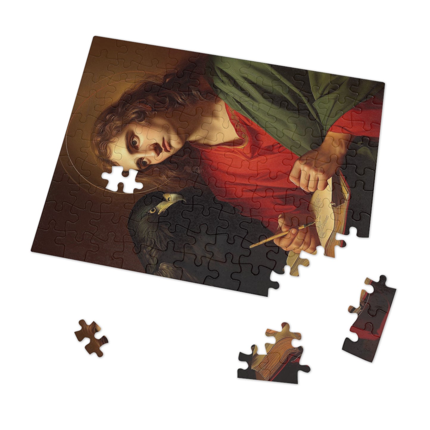 Saint John the Apostle - Puzzle and Keepsake Tin - Religious Jigsaw Puzzle (30, 110, 252, 500,1000-Piece) - Religious Puzzle