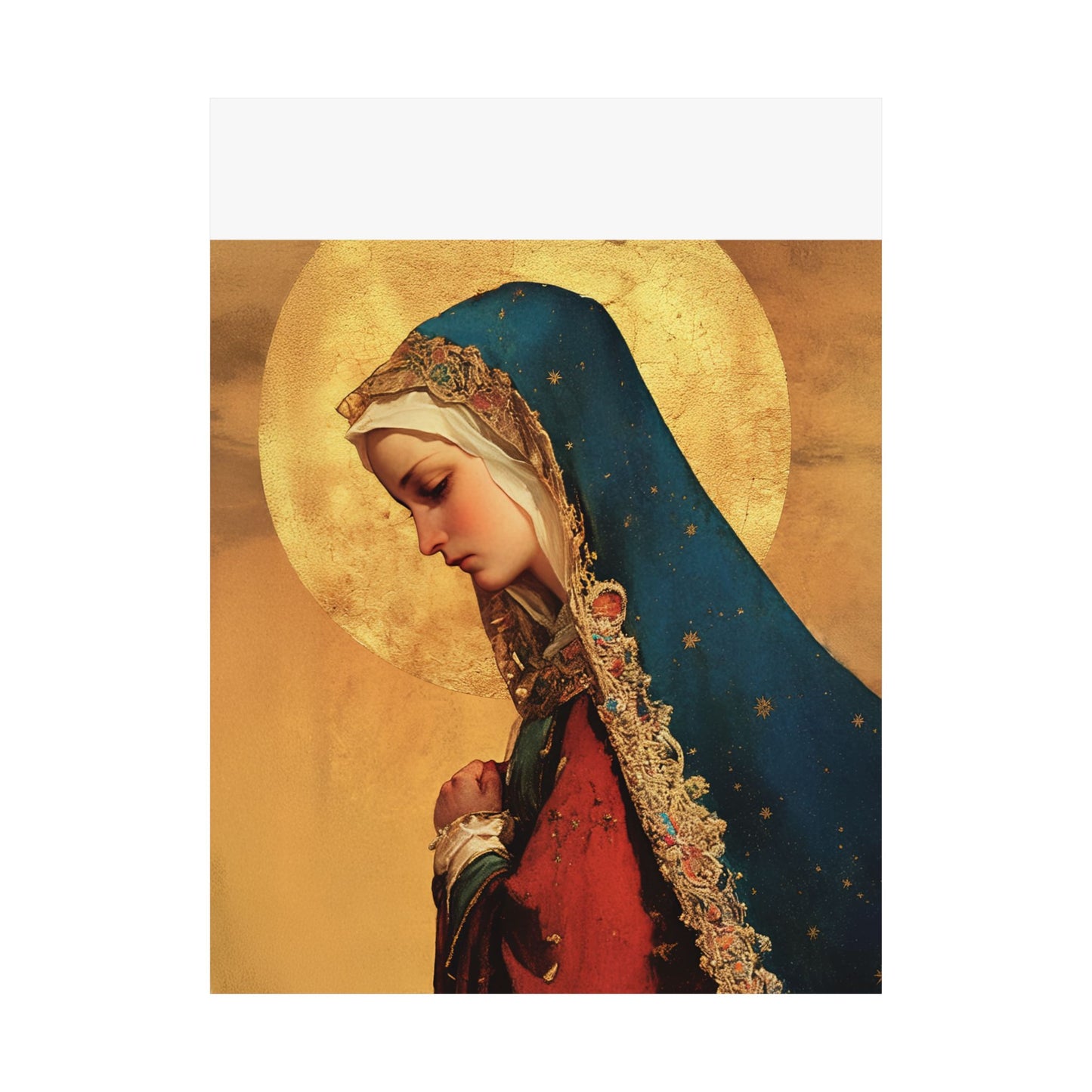 Our Lady of Mercy / Our Lady of Ransom -  Catholic Art - Multiple Sizes - Premium Posters - Catholic Art - Christian Home - Mother Mary