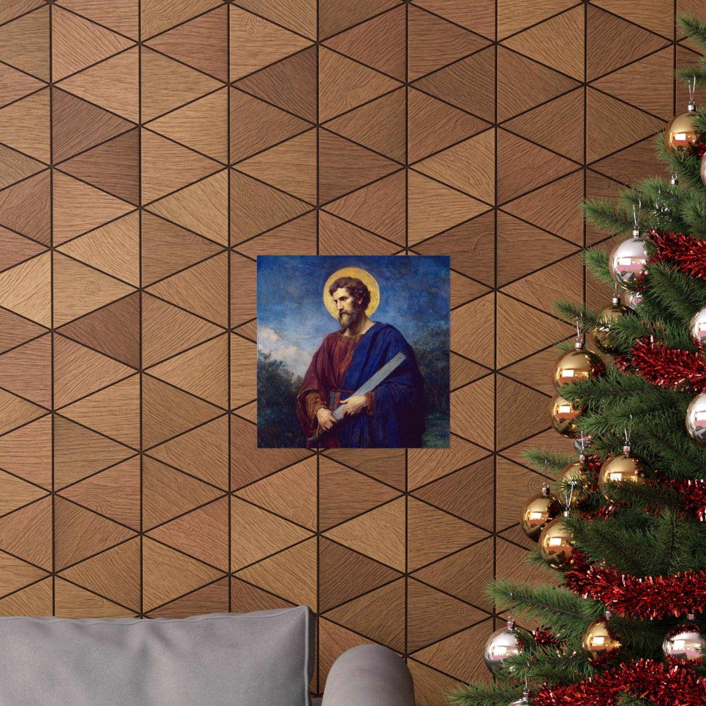 Saint Simon the Apostle  - Sanctified Souls Print - Multiple Sizes - Premium Matte Vertical Posters