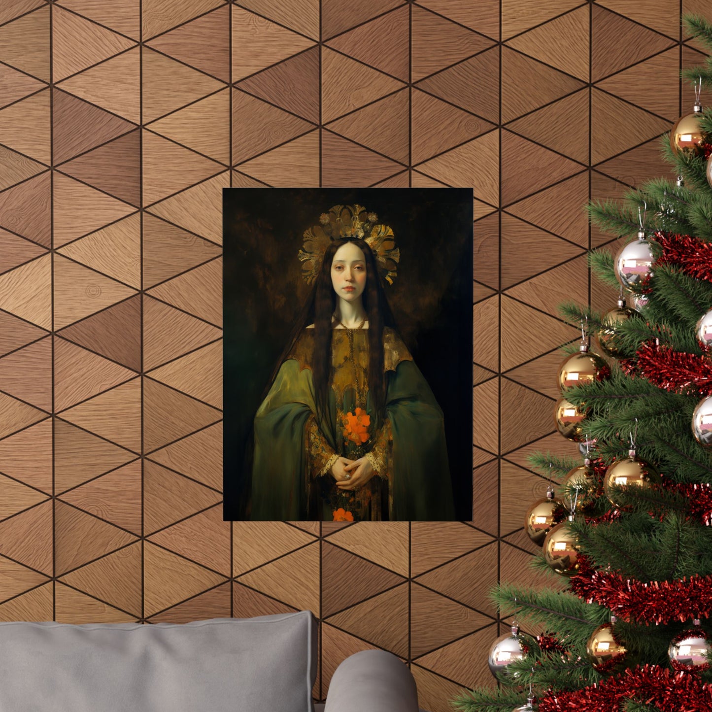 Saint Elizabeth of Portugal - Sanctified Souls Print - Multiple Sizes - Premium Matte Vertical Posters