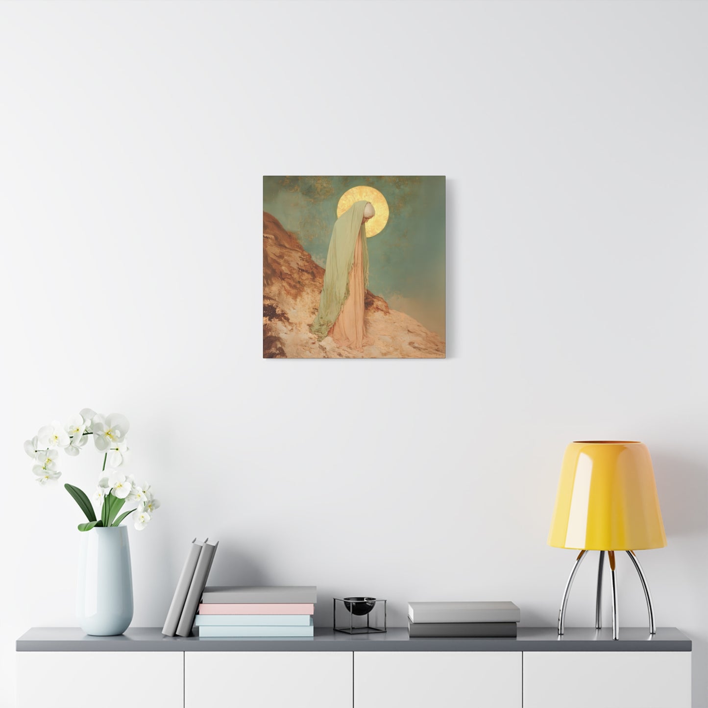 Saint Melania the Elder - Desert Mother - Gallery Wrapped Canvas - Print - Religious Art for your Home - Catholic Art Print