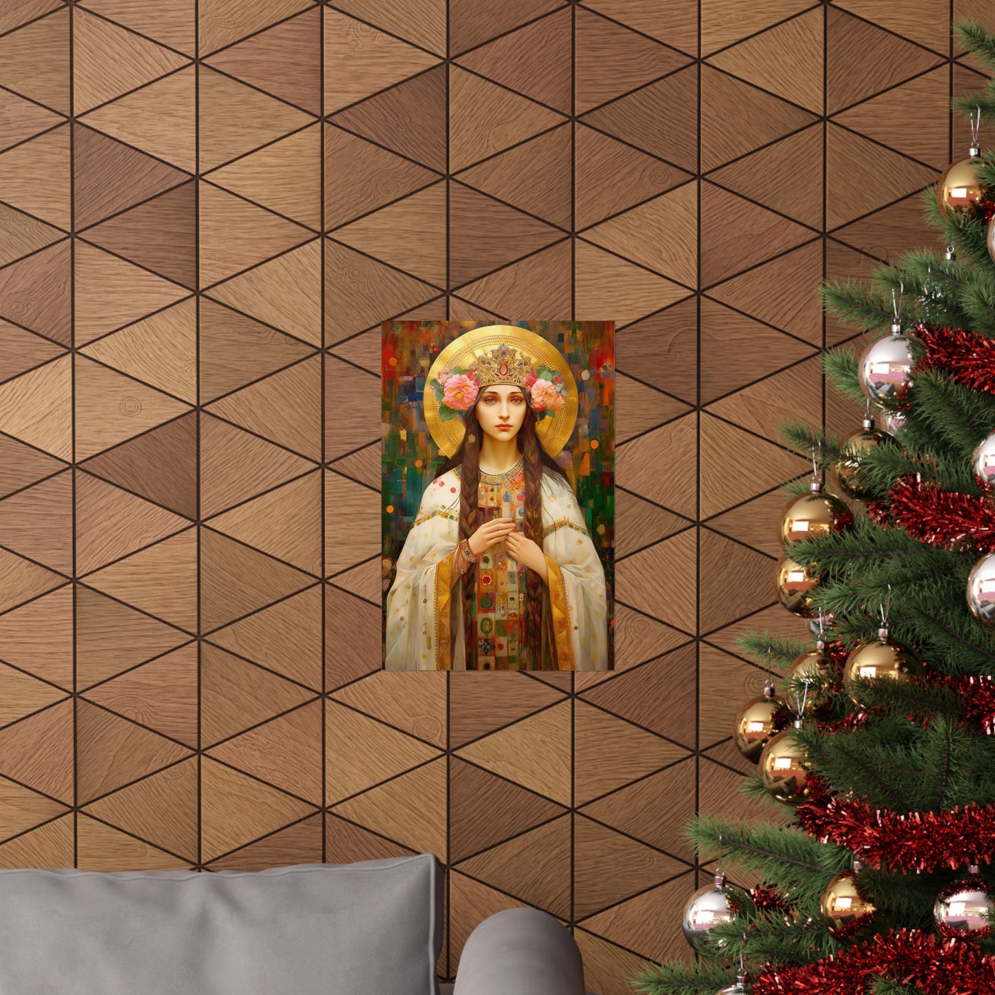Saint Elizabeth of Hungary - Sanctified Souls Print - Multiple Sizes - Premium Matte Vertical Posters