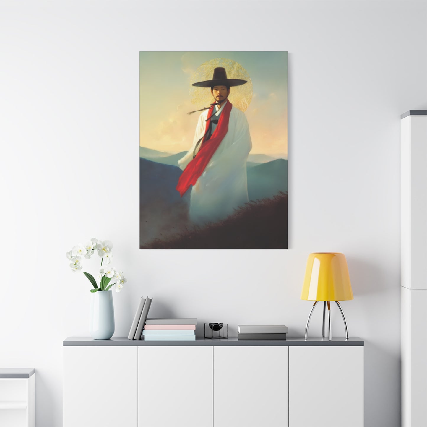 Saint Andrew Kim Taegon - Multiple Sizes - Catholic Home art - Museum Wrapped Canvas - Sanctified Souls Print - Martyr Saint