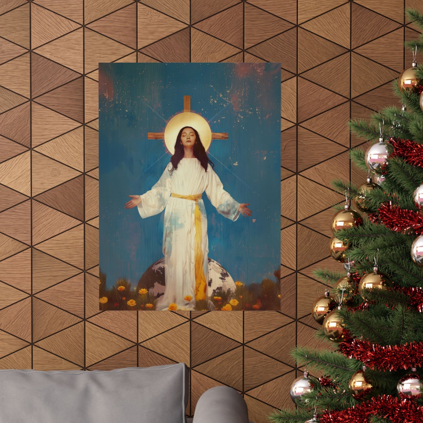 Our Lady of Akita - Mother Mary - Sanctified Souls Print - Multiple Sizes - Premium Matte Vertical Posters