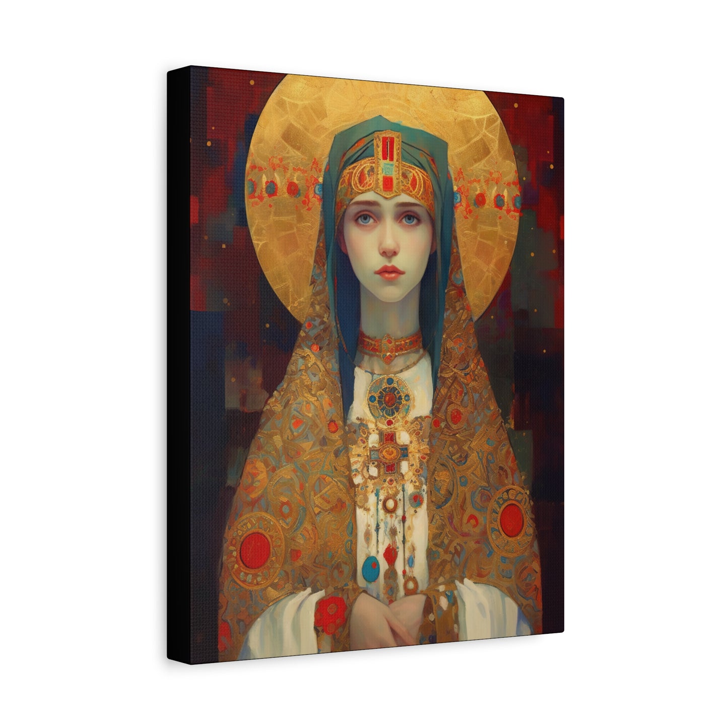 Saint Anastasia of Sirmium - Museum Wrapped Canvas - Sanctified Souls Print - Religious Art for your Home