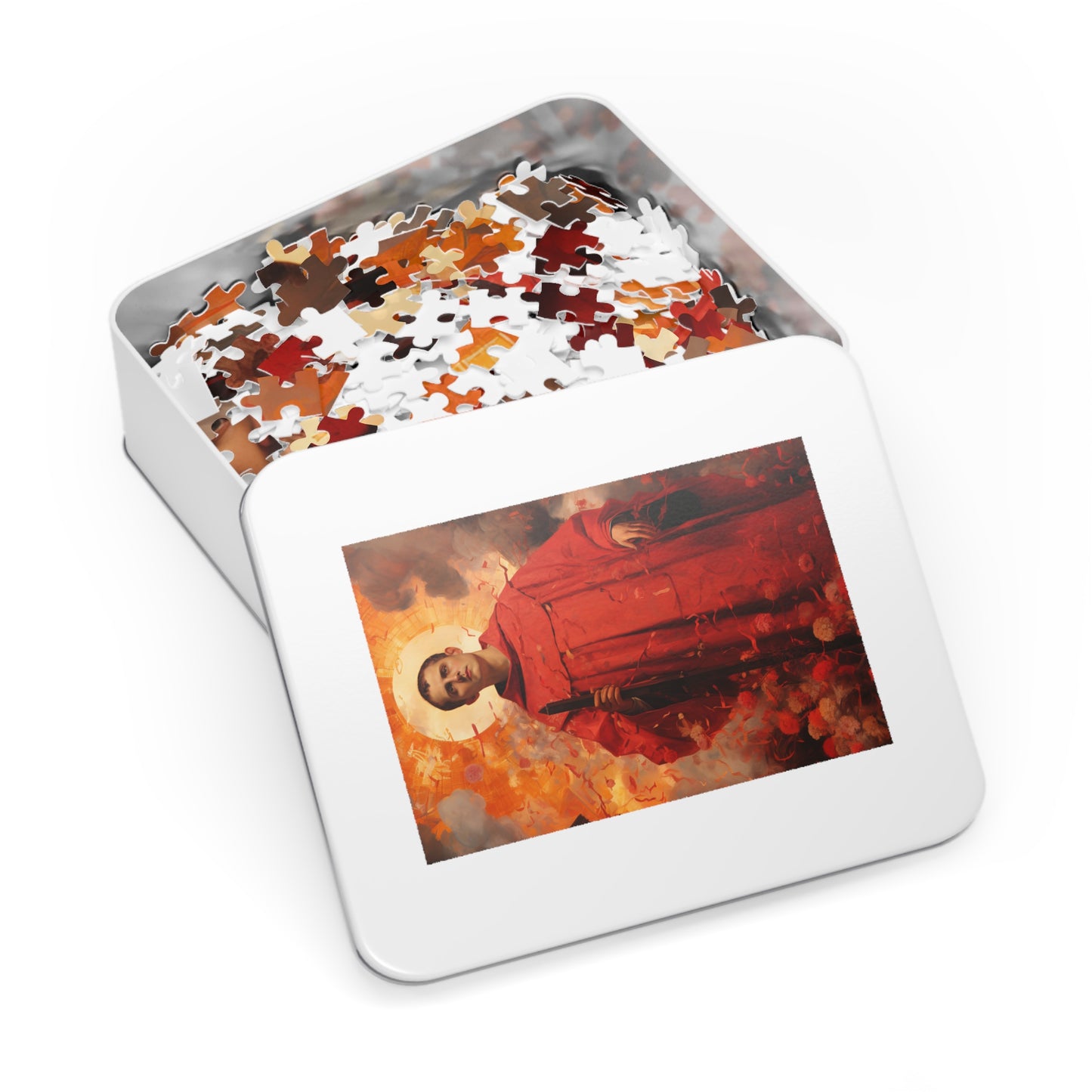 Saint Lawrence - Puzzle and Keepsake Tin - Religious Jigsaw Puzzle (30, 110, 252, 500,1000-Piece) - Religious Puzzle