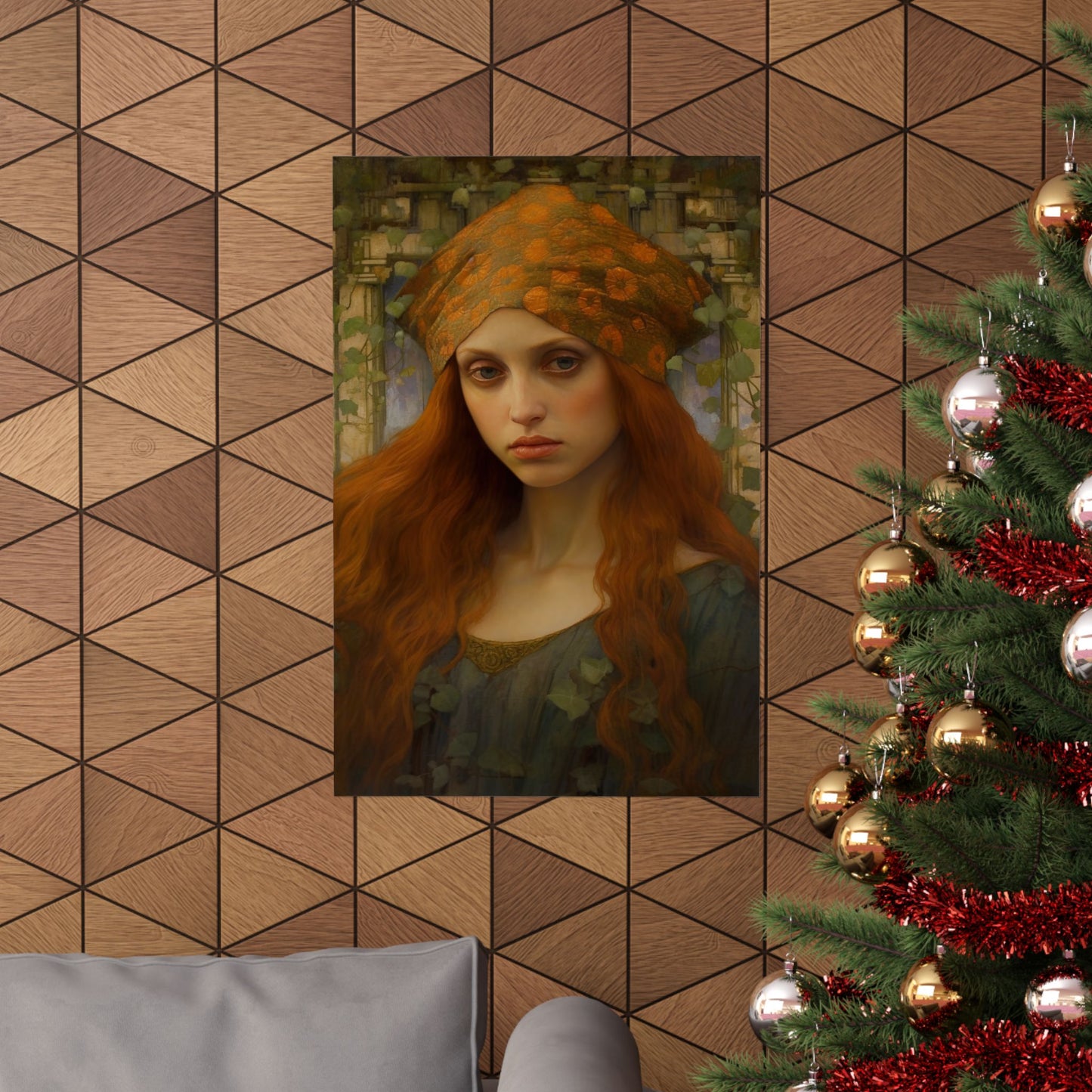 Gaze of Devotion : Mary Magdalene Print - Sanctified Souls Print - Multiple Sizes - Premium Matte Vertical Posters