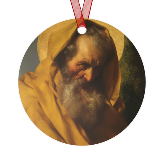 Saint James the Lesser - Apostle Metal Ornament - Religious Holiday Christmas Keepsake - Religious Catholic Tree Ornament - Christmas Gift